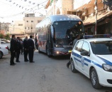 الشرطة تشارك في استقبال وفد من بلدة سخنين أثناء زيارتهم الى قلقيلية