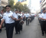 فرقة موسيقى الشرطة تشارك المواطنين فرحة العيد