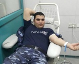 الشرطة تتبرع بالدم لانقاذ حياة مواطن في بيت لحم