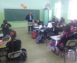 الشرطة تنظم يوم عمل وتقدم العديد من المحاضرات بمدرسة الماجدة وسيلة في رام الله