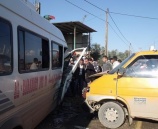 إصابة عشرة مواطنين بحادث سير في طوباس