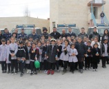 الشرطة تستضيف 90 طالبة من مدرسة بنات الناصرة الاساسية في بيت لحم