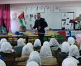الشرطة تحاضر بأكثر من 170 طالبة بمدرسة بنات نحالين الثانوية في بيت لحم