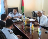 مدير شرطة الخليل يلتقي مع رئيس جامعة بوليتكنك فلسطين