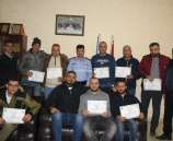 الشرطة تكرم فريق الجحافل  في طولكرم