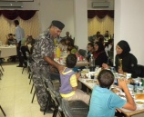 صور من مأدبة افطار رمضانية للاطفال الايتام وعائلاتهم بكلية الشرطة باريحا