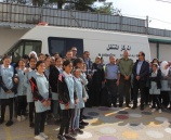 الشرطة تواصل تقديم محاضرات التوعية لطالبات مدرسة بنات المزرعة القبلية الثانوية في رام الله