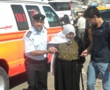 الشرطة تسهل دخول المصلين لاداء الصلاة على مداخل القدس المحتلة