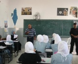 الشرطة تنظم محاضرة عن سلبيات الانترنت والاتصال بالمجهول لطالبات مدرسة أبو علي إياد في قلقيلية