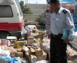 الشرطة تضبط بضاعة منتهية الصلاحية في الرام