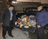 الشرطة ووزارة الاقتصاد تضبطان 25 طن من المواد الغذائية الفاسدة  في بيت لحم