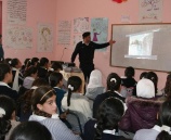 الشرطة تنظم محاضرة توعوية لطالبات مدرسة بنات حبلة الأساسية في قلقيلية