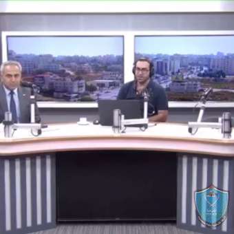 لقاء مع عميد د . محمود صلاح الدين مدير المركز الوطني "انتربول فلسطين"