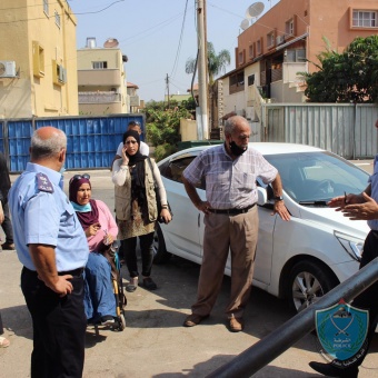 الشرطة ومؤسسات مجتمعيه يطلقون حملة لذوي الاحتياجات الخاصه في  قلقيلية 