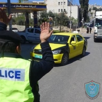 الشرطة تتلف مركبات ودراجات نارية في اريحا 