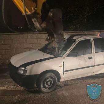 الشرطة والأجهزة الأمنية تقبض على 16 شخصاً وتتلف 105 مركبات غير قانونية برام الله 