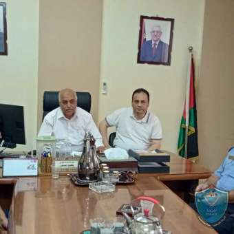 الشرطة تزور عدداً من المؤسسات في قلقيلية