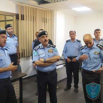 اللواء يوسف الحلو يزور غرفة العمليات المركزية ويتفقد سير عمل تأمين إمتحانات الثانوية العامة ويتفقد عدد من الإدارات