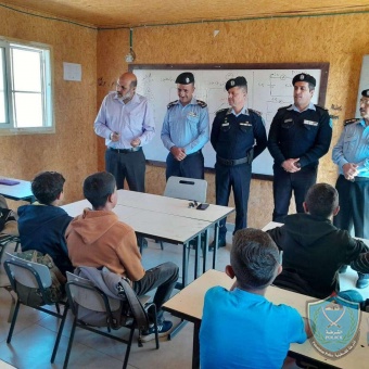 الشرطة تطلق برنامج التوعية الوقائية في مدارس الاغوار شمال أريحا