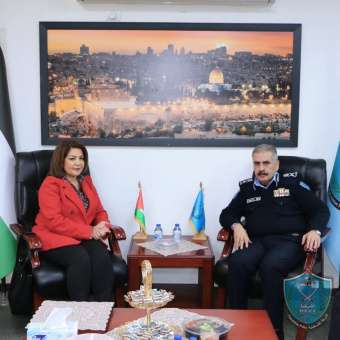 اللواء يوسف الحلو يلتقي رئيسة سلطة جودة البيئة الدكتورة نسرين التميمي لبحث سبل تعزيز التعاون المشترك 