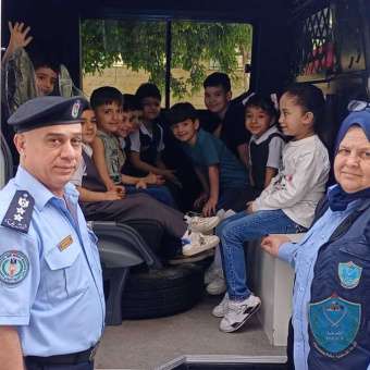 الشرطة تنظم يوما ترفيهيا ثقافيا  لرياض الأطفال في قلقيلية