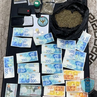 الشرطة تقبض على أحد أبرز تجار المخدرات بنابلس