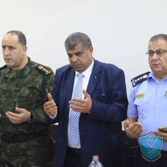 الشرطة والمؤسسات الشريكة ينظمون إفطارا للأطفال الأيتام  بطوباس