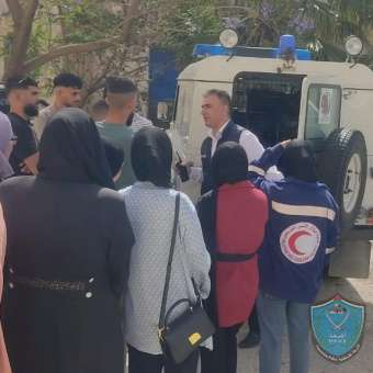 الشرطة تستضيف طلبة من الجامعات الفلسطينية في بيت لحم