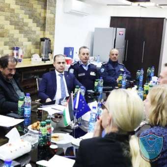 Major General Allam Al-Saqa Praises the Role of the European Union in Supporting the Palestinian Police