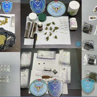 القبض على 14 شخصاً مشتبه بهم بترويج وتعاطي المخدرات في قضايا منفصلة ببيت لحم