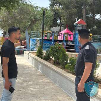 الشرطة تطلق حملة صيف آمن في الخليل