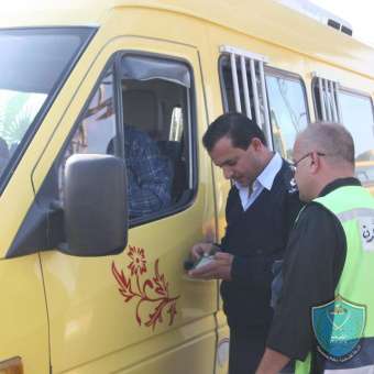 الشرطة تنفذ حملة فحص شتوي في سلفيت