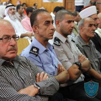 مشاركة وتأمين حفل تخريج طلاب القدس المفتوحة في العيزرية