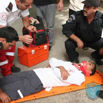 إصابة  مواطنيين  بحادث سير في طوباس