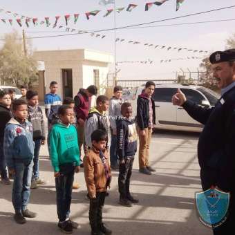 الشرطة تفتتح مخيم "الخان الاحمر " الشتوي في مناطق الاغوار شمال اريحا