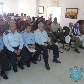 الشرطة تشارك في ورشة عمل  حول مخاطر المخدرات بكلية  فلسطين الاهلية الجامعية في بيت لحم