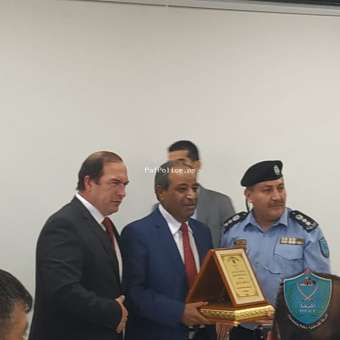 الشرطة تشارك في حفل تكريم عطوفة اللواء إبراهيم البلوي في سلفيت