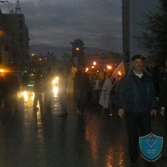الشرطة تشارك في مسيرة الشموع في ذكرى انطلاقة الثورة الفلسطينية في طوباس