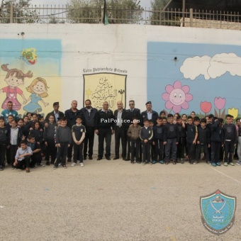 الشرطة تنظم يوم شرطي ميداني  بمدرسة البطريركية اللاتينية في بيت لحم