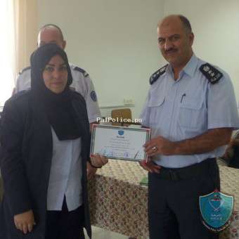 الشرطة تختتم دورة التدريب الثالثة اثناء الخدمة لمنتسبيها في سلفيت