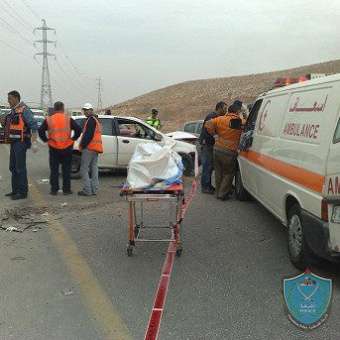 وفاة فتاة واصابة اربعة اخرين جراء انقلاب مركبة جنوب نابلس