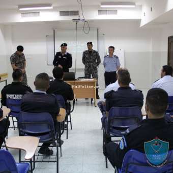 الشرطة تفتتح دورتين تخصصيتين في المصادر و العمليات  في أريحا