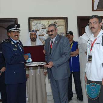الاتحاد الرياضي  الدولي للشرطة  ينظم حفلة غداء ترحيبا بالمشاركين في بطولة الرماية في الكويت