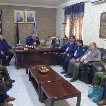 الشرطة تنظم اجتماعاً لمدراء وممثلي وحدة النوع الاجتماعي في المؤسسة الأمنية بقلقيلية