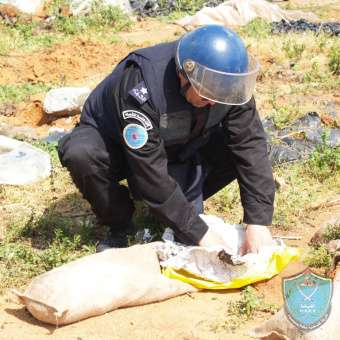 العثور على جسم مشبوه في حوارة جنوب نابلس