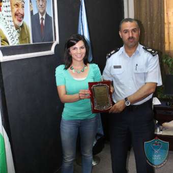 مؤسسة سوا تكرم مدير شرطة محافظة نابلس