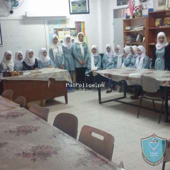 الشرطة تنظم محاضرة حول السياحة و الآثار في طوباس