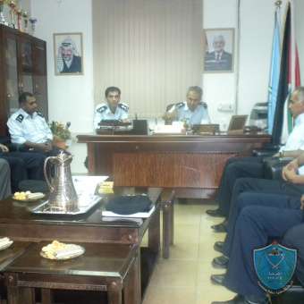 شرطة محافظة أريحا والأغوار تقيم حفلاً تكريمياً لمديرها بمناسبة حصوله على درجة الدكتوراه