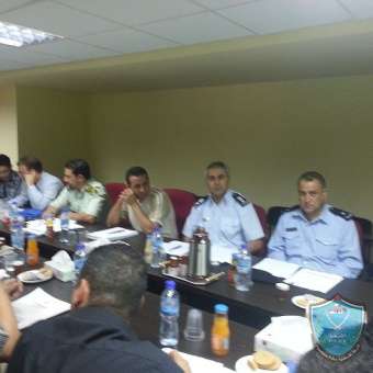 الشرطة تشارك في اعداد الخطة الإستراتيجية لقطاع العدالة