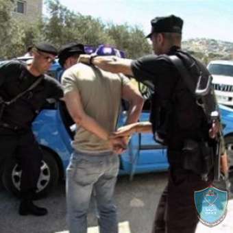 إلقاء القبض على 36 شخص مطلوب للعدالة في طوباس